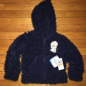 NWT Soft Elsa Zip Hoodie